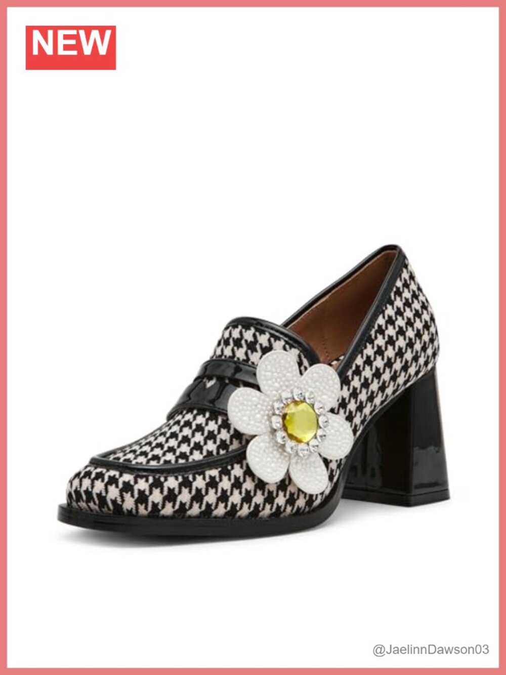 Betsey Johnson Embellished Slip-On Pumps 3.5" Heel